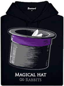 Magický klobouk pánská mikina Magický klobouk pánská mikina