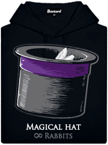 Magický klobouk dámská mikina Magický klobouk dámská mikina