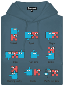 Puzzlesútra pánská mikina