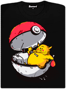 Konec pokémona černé dámské tričko Konec pokémona černé dámské tričko