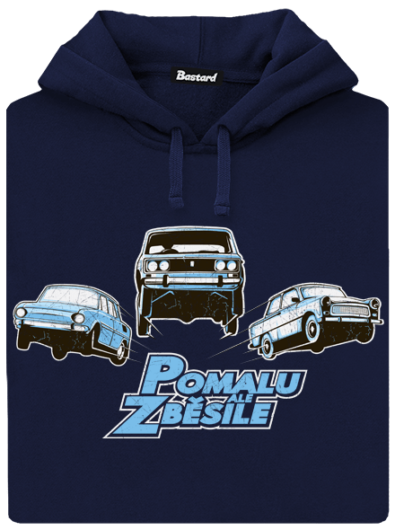Pomalu ale zběsile pánská mikina Pomalu ale zběsile pánská mikina