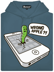 Wrong apple pánská mikina Wrong apple pánská mikina