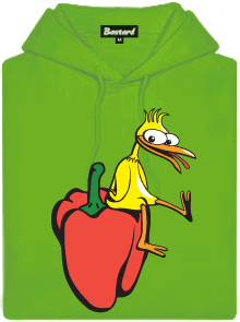 Kuře na paprice pánská mikina