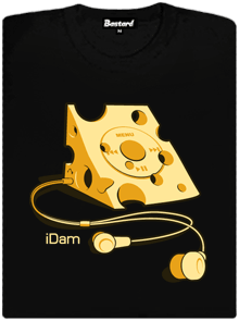 iDam černé dámské tričko