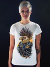 Punk Eagle bílé dámské tričko