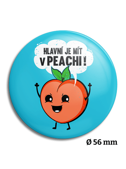 Velká placka V peachi